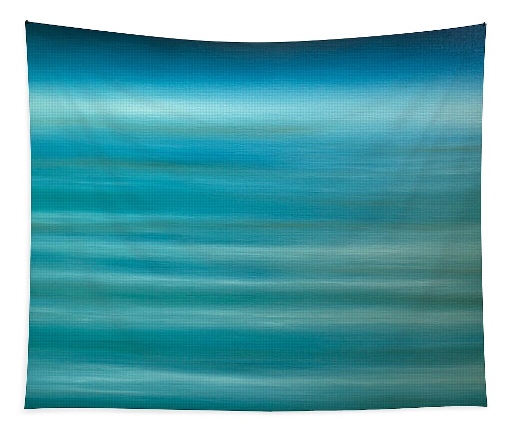 Derek Kaplan Art Tapestry featuring the painting Opt.54.14 Ocean In The Sky by Derek Kaplan