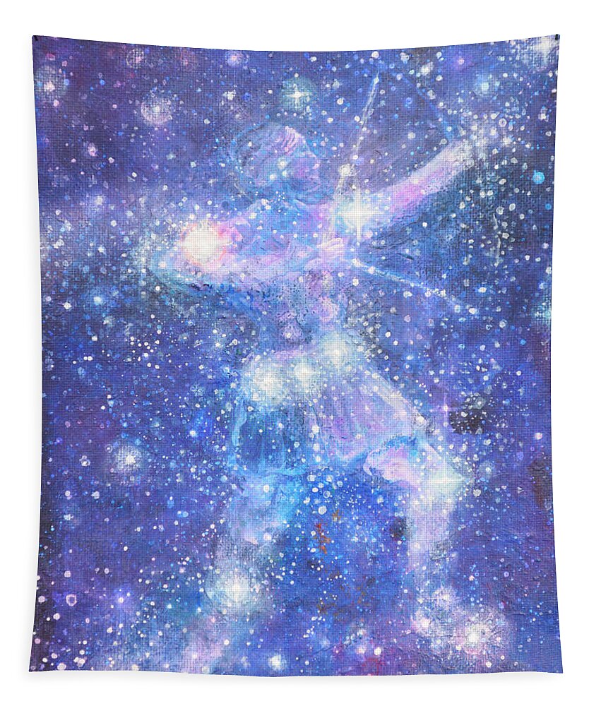 Constellations Tapestry featuring the painting Orions Belt by Ashleigh Dyan Bayer