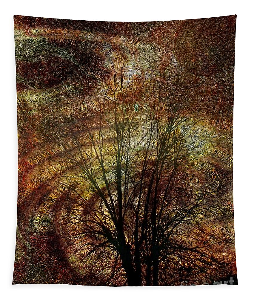 Otherworld Tapestry featuring the digital art Otherworld by Mimulux Patricia No