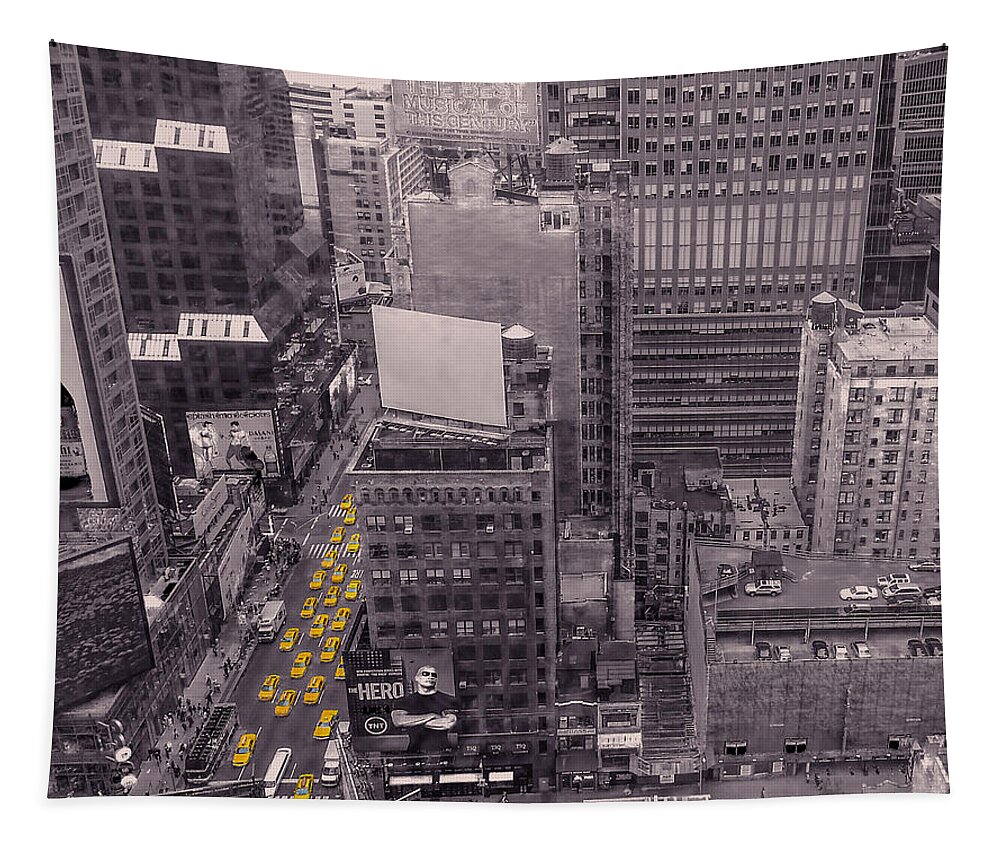 New York City Tapestry featuring the photograph Overwhelm Me New York by Charlie Cliques