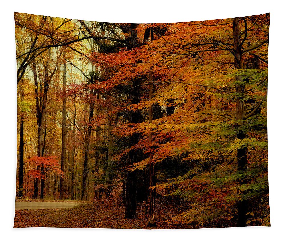 Fall Tapestry featuring the photograph Paint Brushes by Michelle Ayn Potter