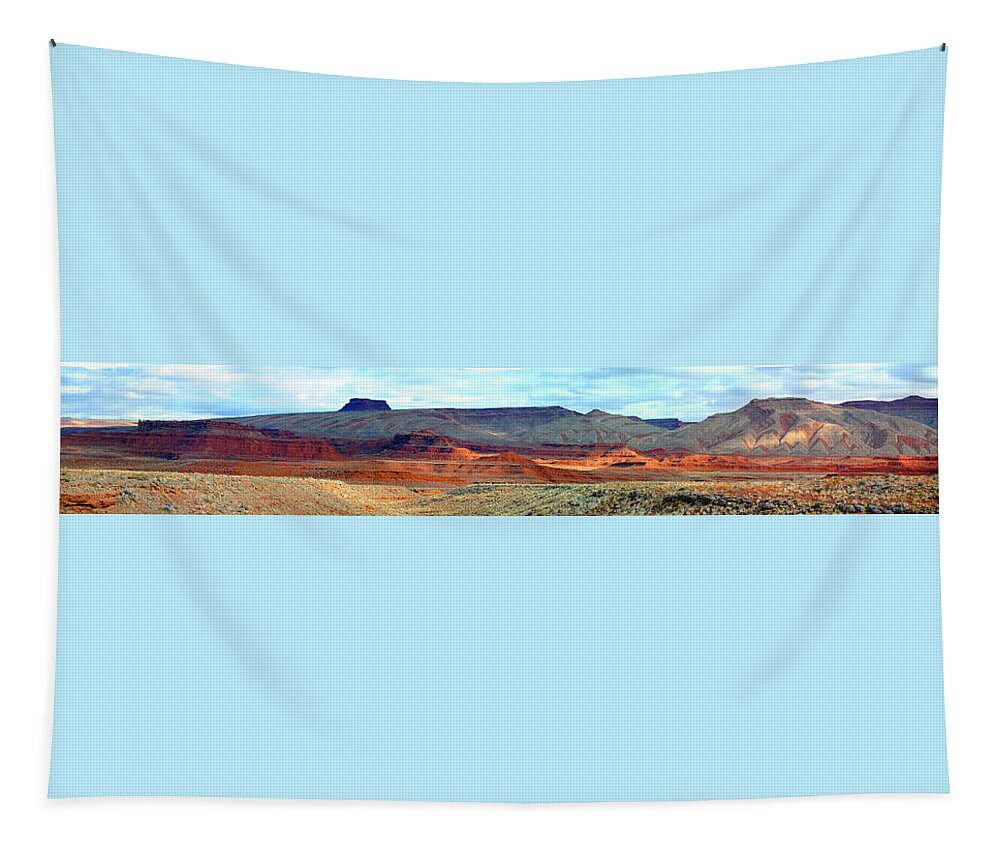 United States Tapestry featuring the photograph Painted Mountains by Richard Gehlbach