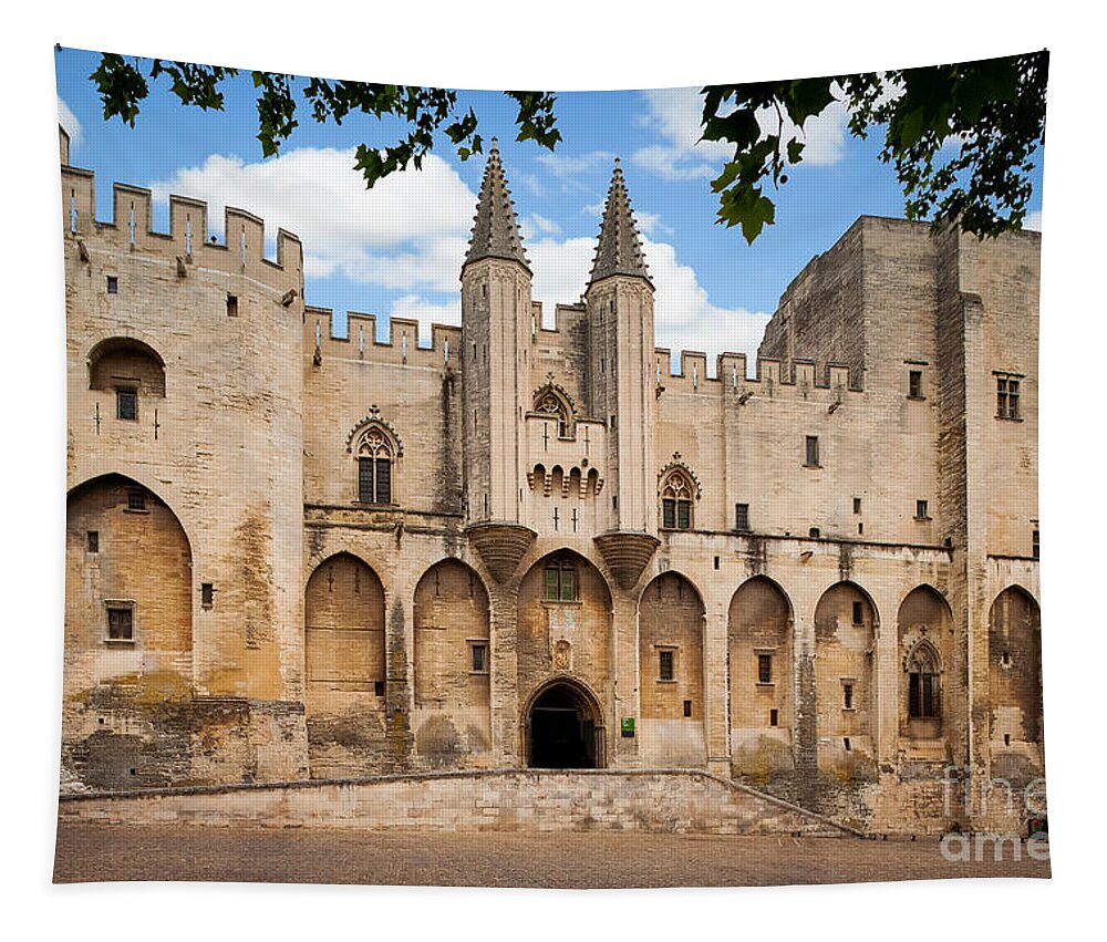 Avignon Castle Art Print, Wall Decor, Vintage Chateau Wall Art