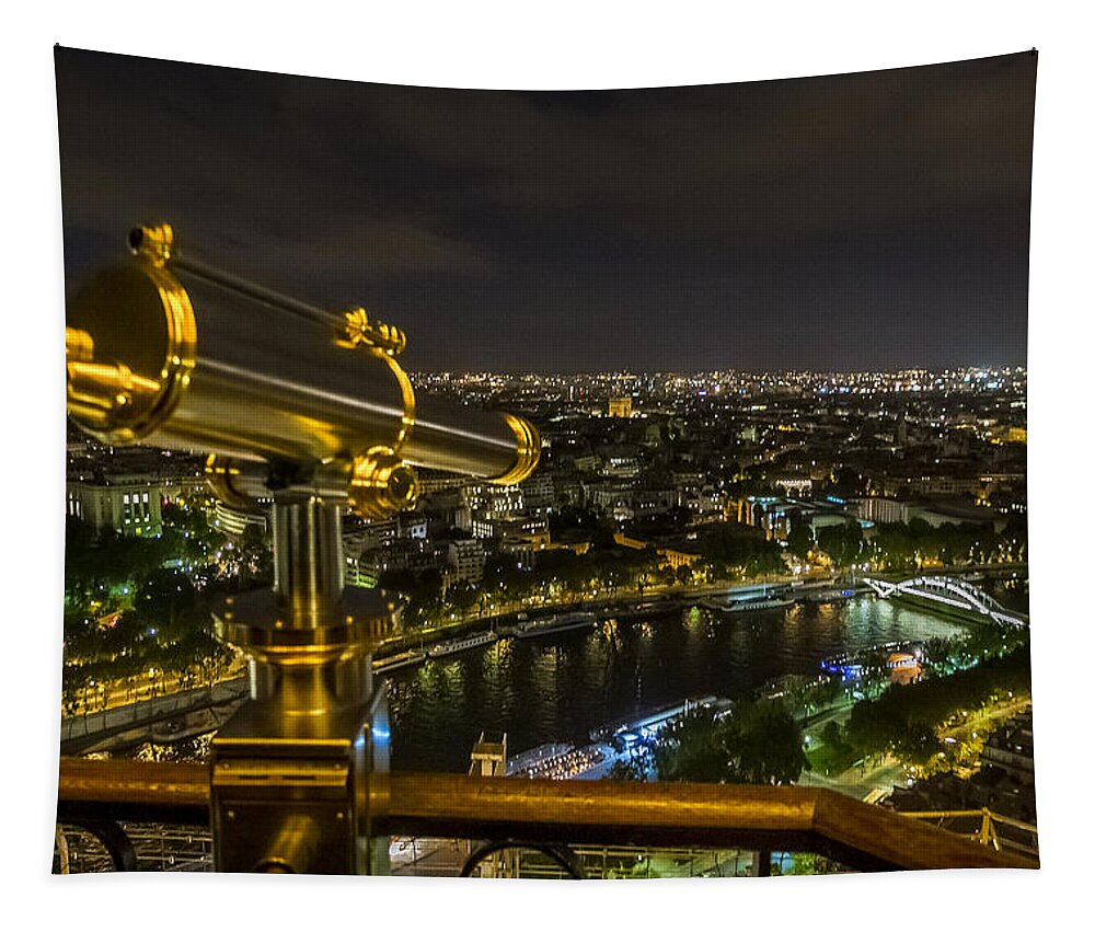 Europe Tapestry featuring the photograph Paris from the Tower by Tim Stanley