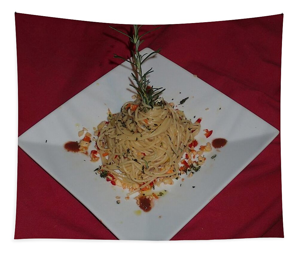 Pasta Tapestry featuring the photograph Pasta by Robert Nickologianis