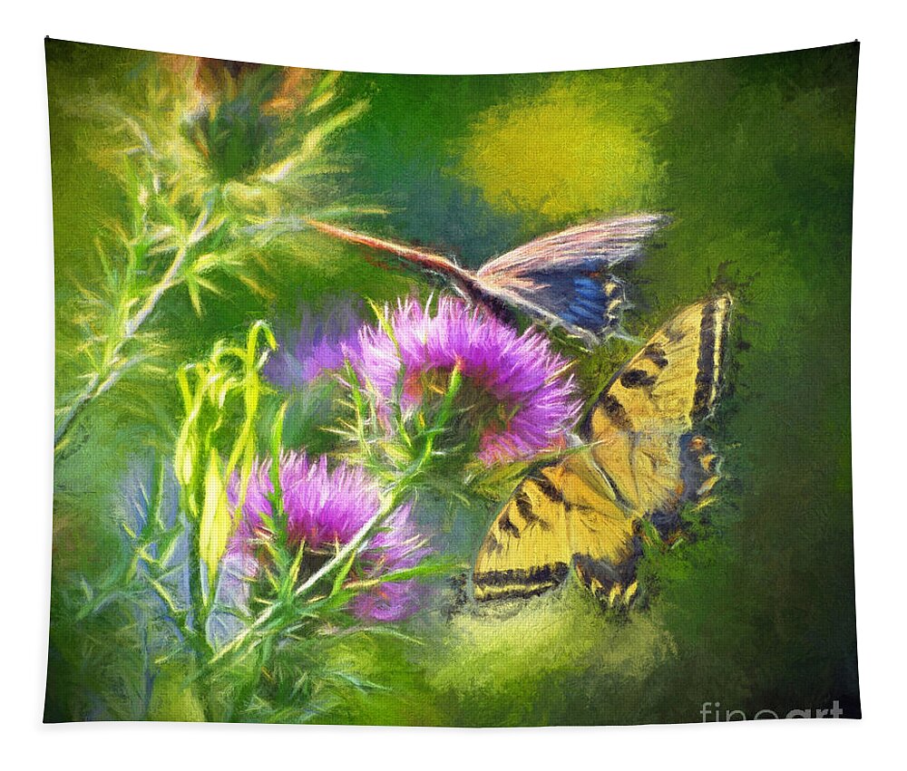 Butterfly Tapestry featuring the photograph Peaceful Easy Feeling by Kerri Farley