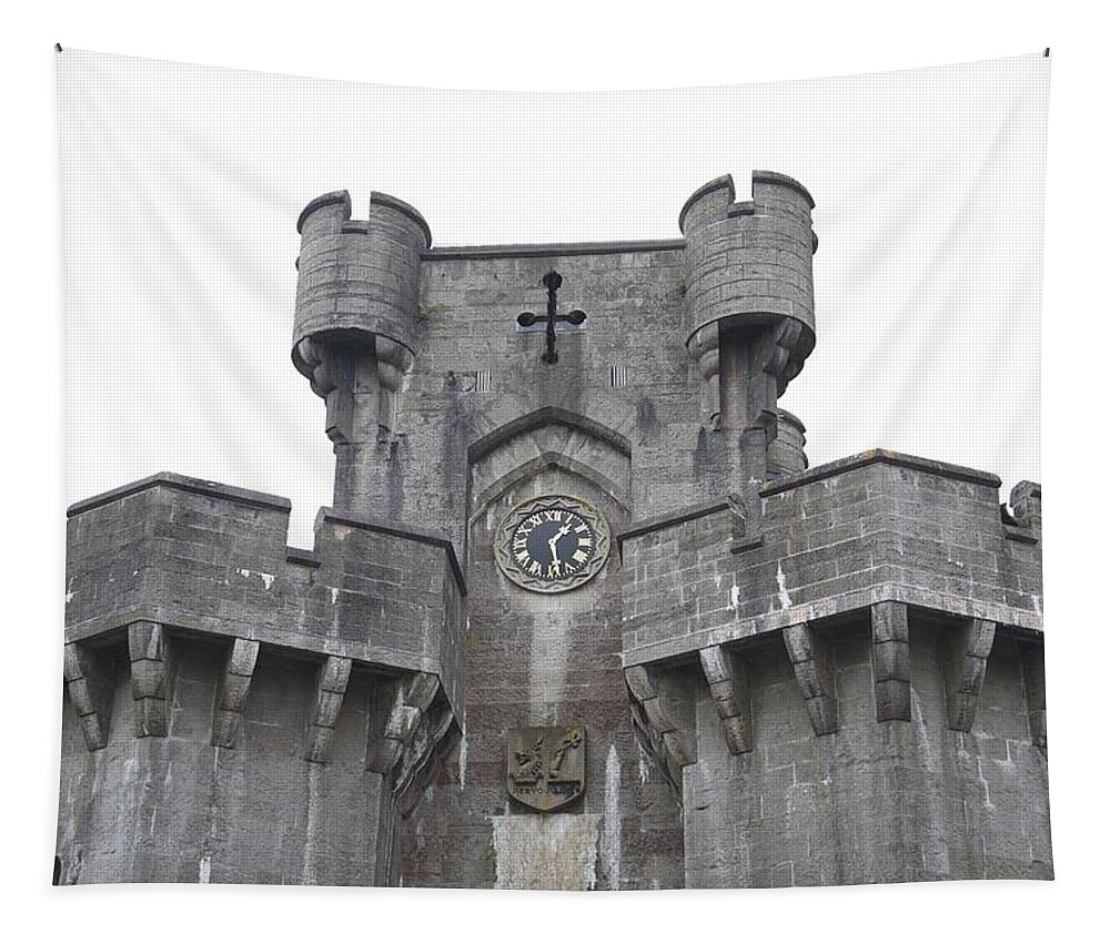 Castles Tapestry featuring the photograph Penrhyn castle 2 by Christopher Rowlands