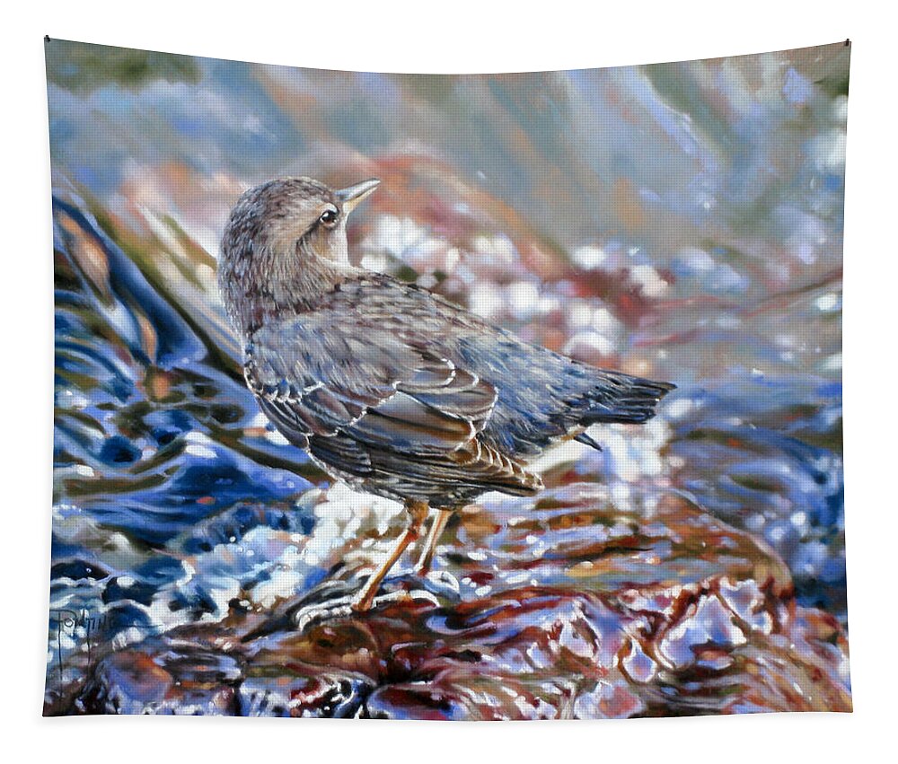 Camo Tapestry featuring the painting Perfect Camouflage by Dianna Ponting