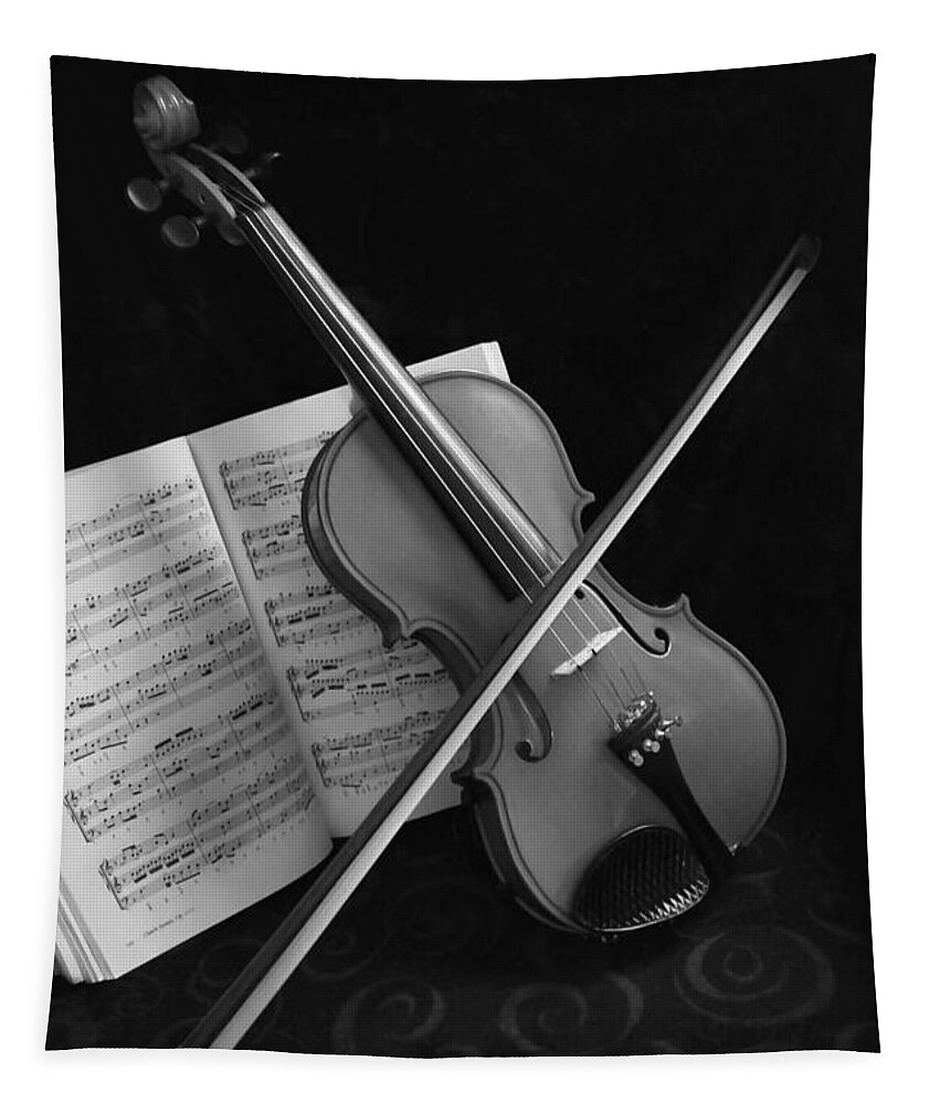 Violin Tapestry featuring the photograph Pianissimo by Kristin Elmquist