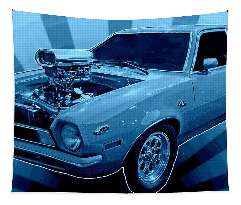 Ford Pinto Tapestry featuring the photograph Pinto Return by Laurie Perry