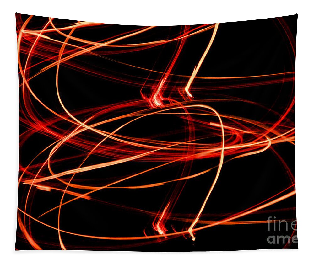 Fire Tapestry featuring the photograph Playing With Fire 13 by Cheryl McClure