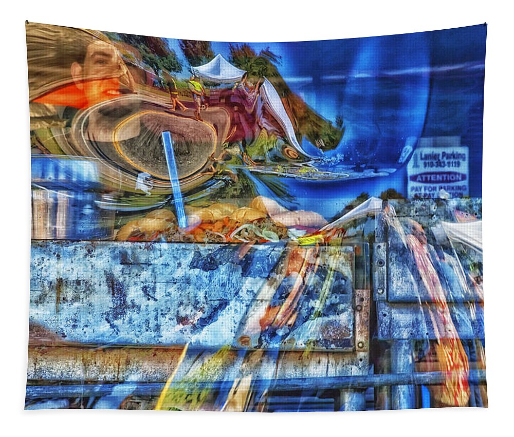 Reflection Tapestry featuring the photograph Plexi Reflexi Image Art by Jo Ann Tomaselli