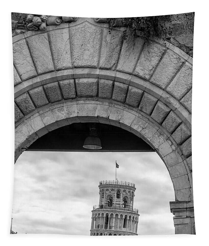 Pisa Tapestry featuring the photograph Porta di Pisa by Prints of Italy