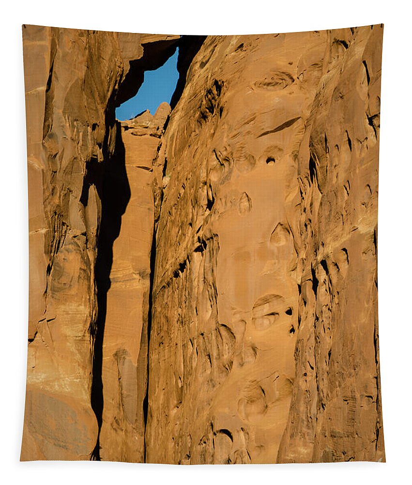 Stone Tapestry featuring the photograph Portal Through Stone by Jeffrey Kolker
