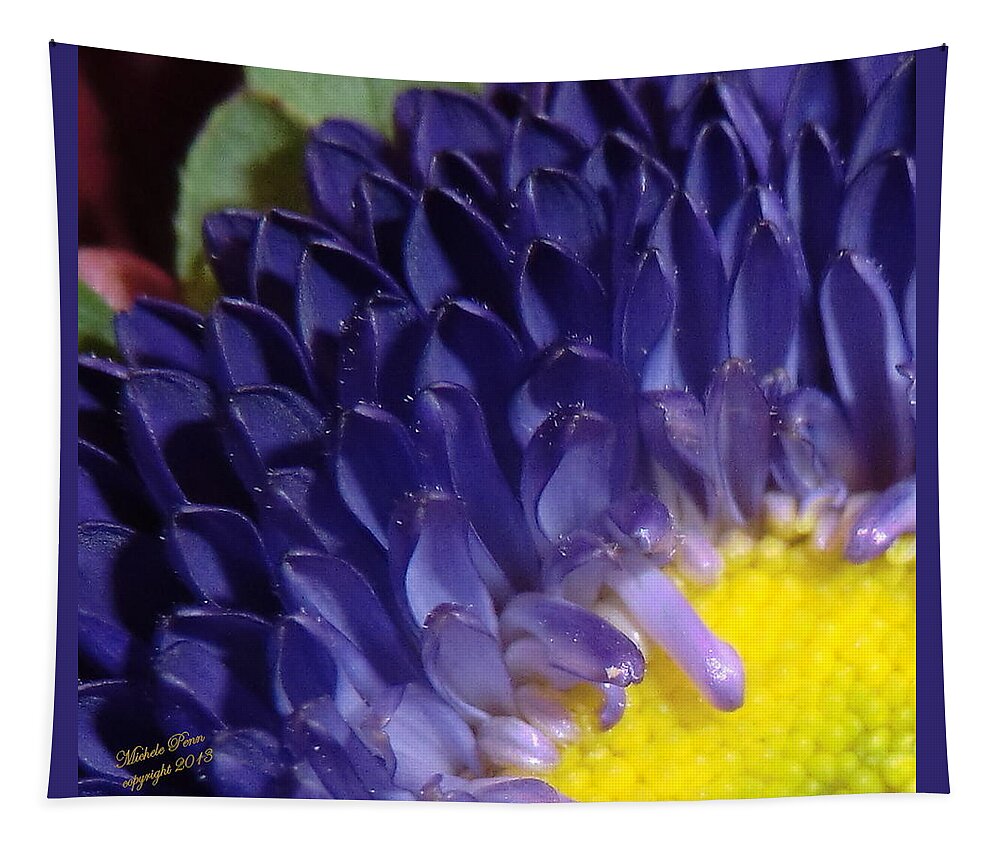 Flower Photograph Tapestry featuring the photograph Present Moments - signed by Michele Penn