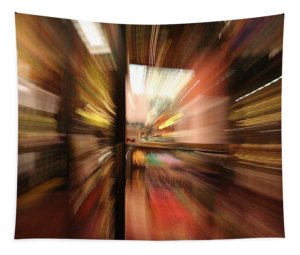 Abstract Tapestry featuring the photograph Pull by Ric Bascobert