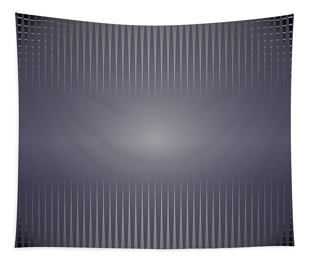 Purple Tapestry featuring the digital art Purple Horizon by Kevin McLaughlin