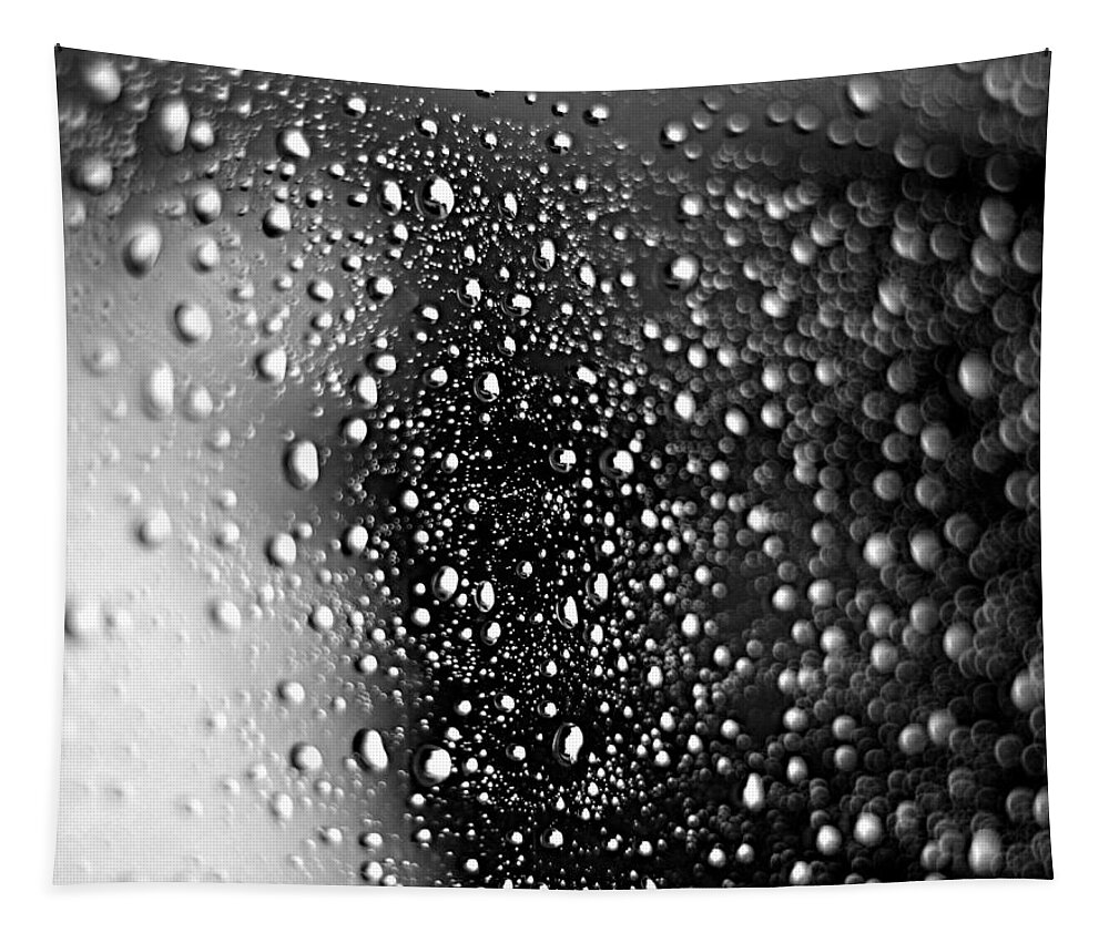 Abstract Tapestry featuring the photograph Raindrops by Viviana Nadowski