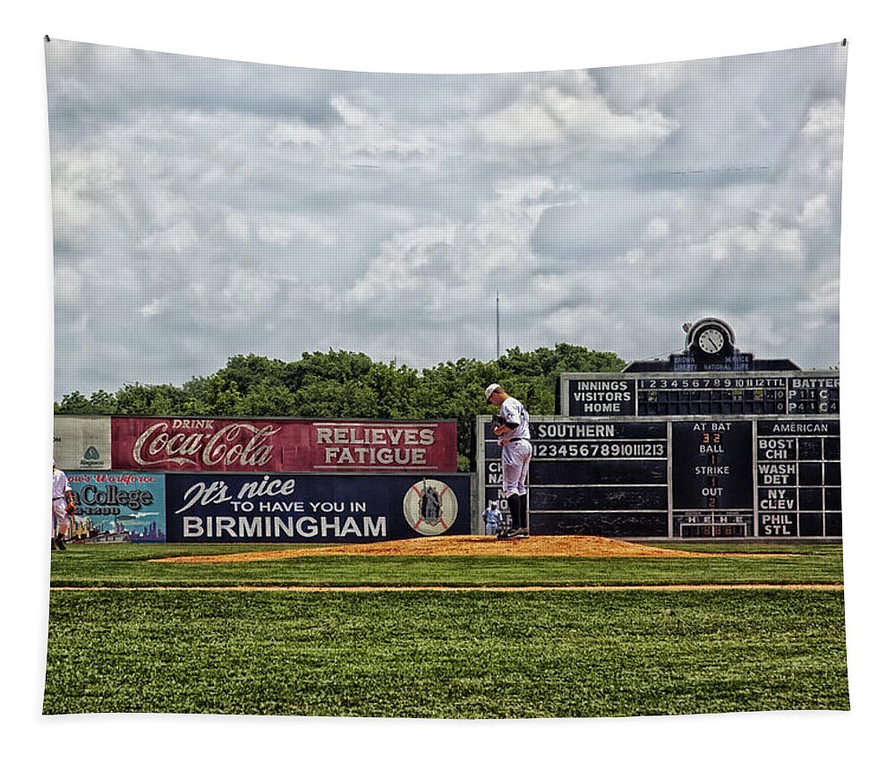 Rickwood Classic Tapestry featuring the photograph Rickwood Classic Baseball - Birmingham Alabama by Mountain Dreams