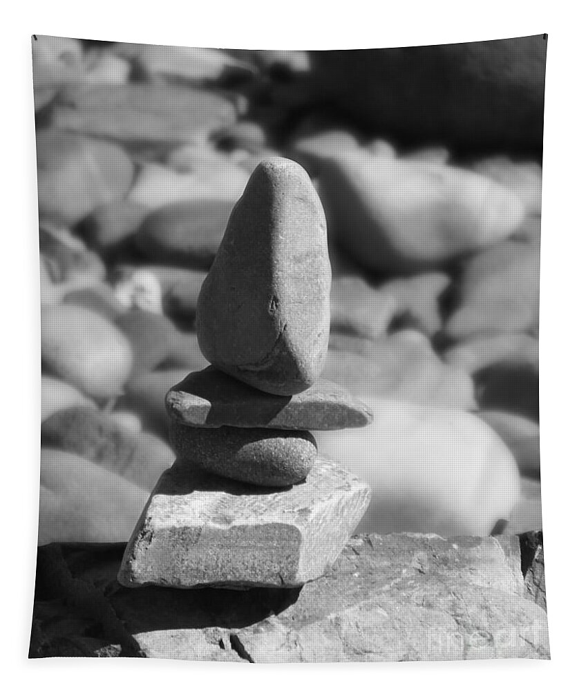 And Tapestry featuring the photograph Rock Stacking by Kristen Fox