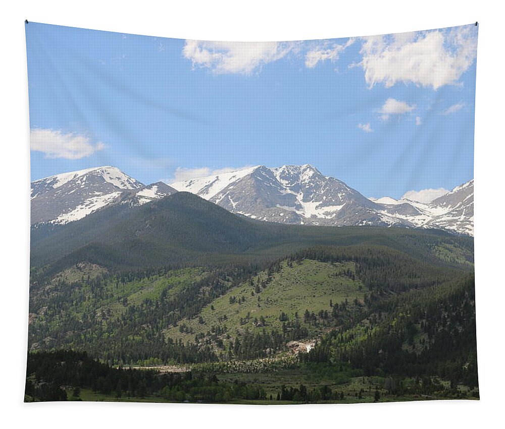 Rocky Tapestry featuring the photograph Rocky Mountain National Park - 3 by Christy Pooschke