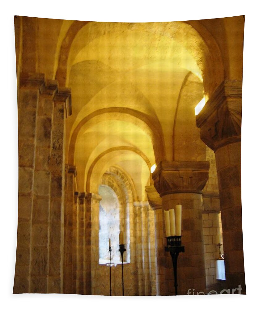 St. John's Chapel Tapestry featuring the photograph Romanesque by Denise Railey