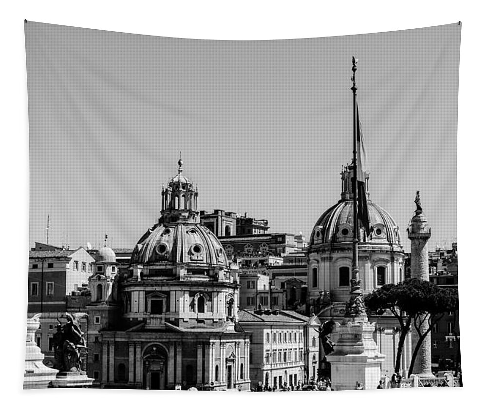 Rome Tapestry featuring the photograph Rome - Cityscape #2 by AM FineArtPrints