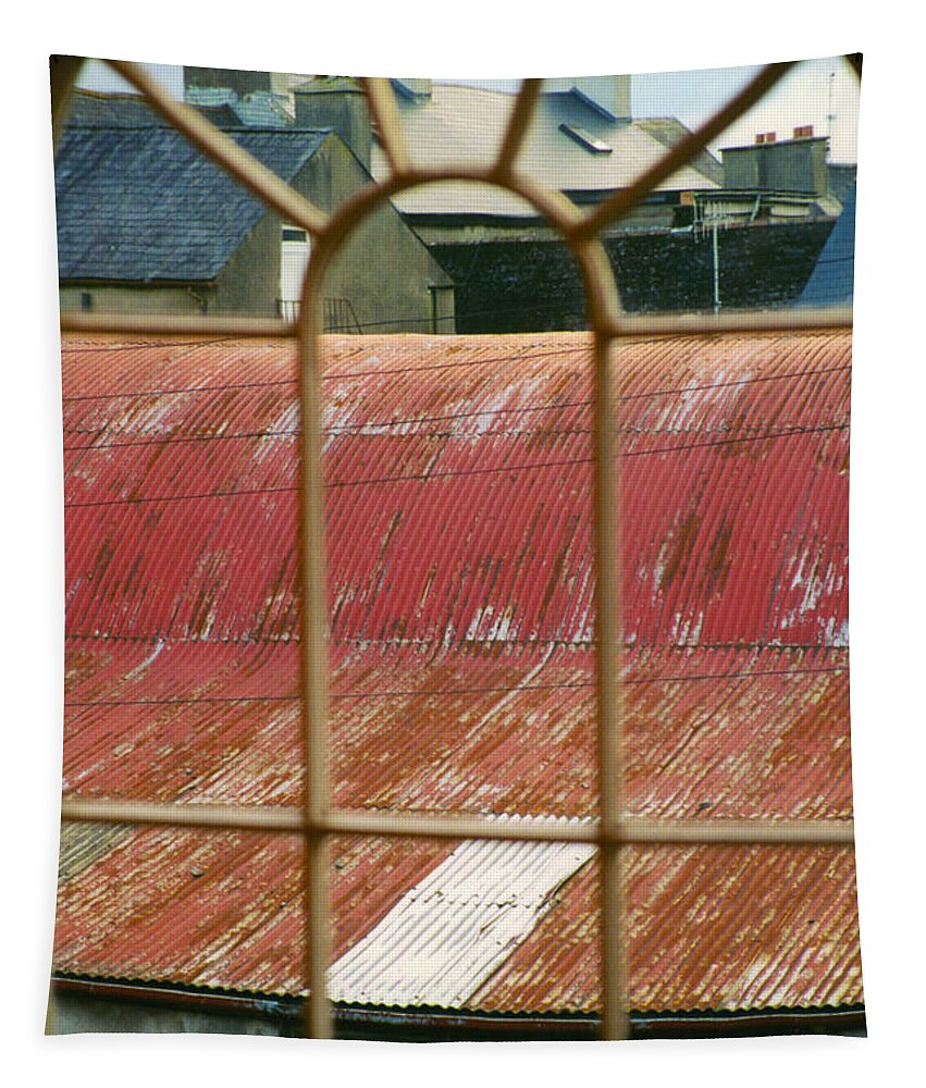 Corrick On Suir Tapestry featuring the photograph Roof Tops by William Norton