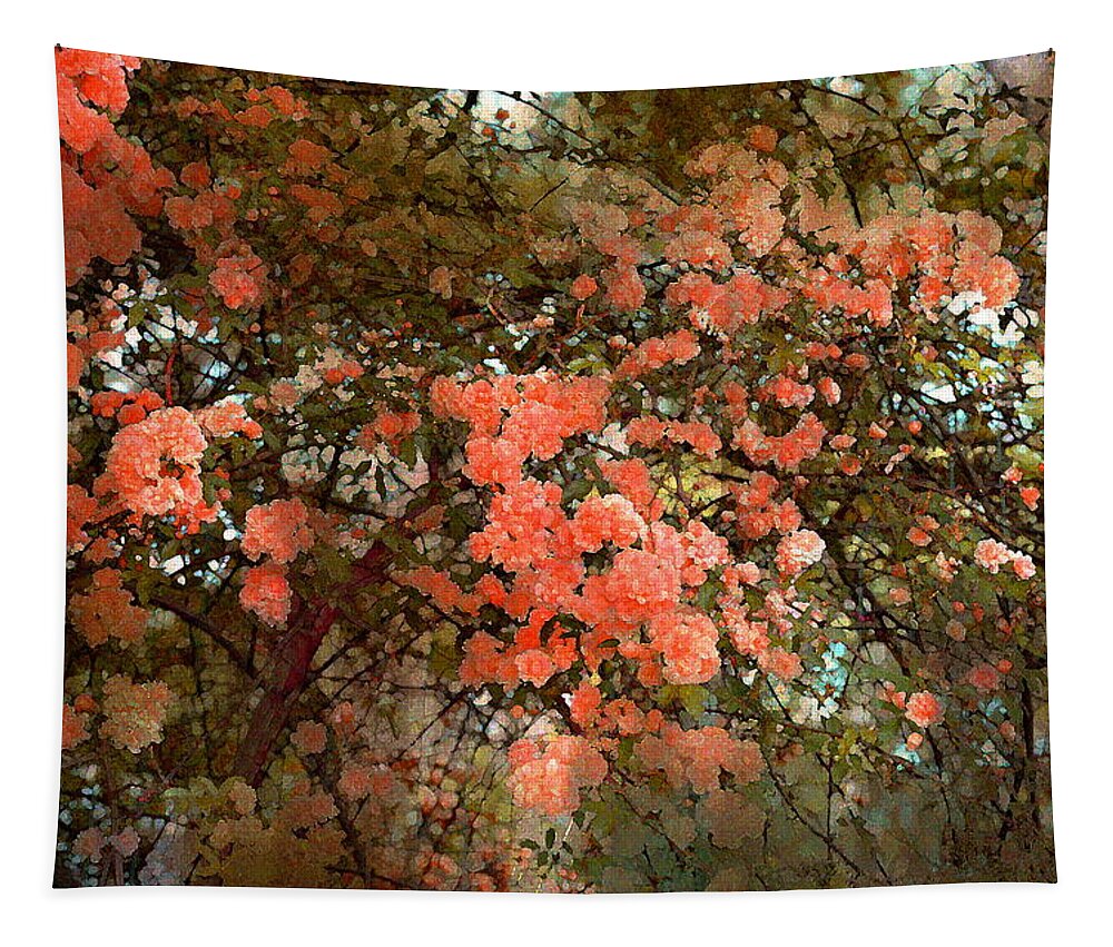 Floral Tapestry featuring the photograph Rose 180 by Pamela Cooper