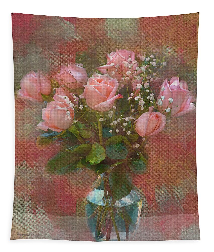 Roses Tapestry featuring the photograph Rose Bouquet by Sandi OReilly