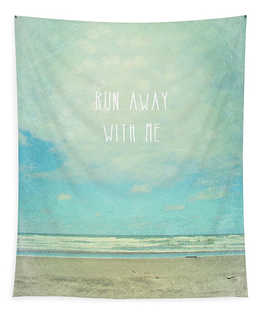 Ocean Tapestry featuring the photograph Run Away With Me by Sylvia Cook