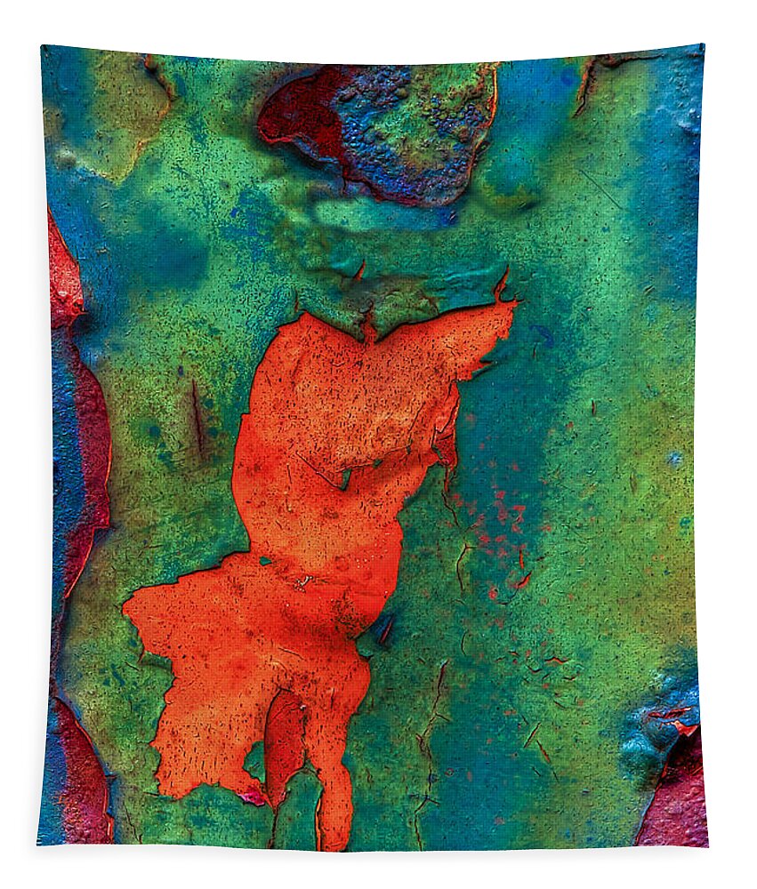 Abstract Tapestry featuring the photograph Rust is Beautiful by Jerry Gammon