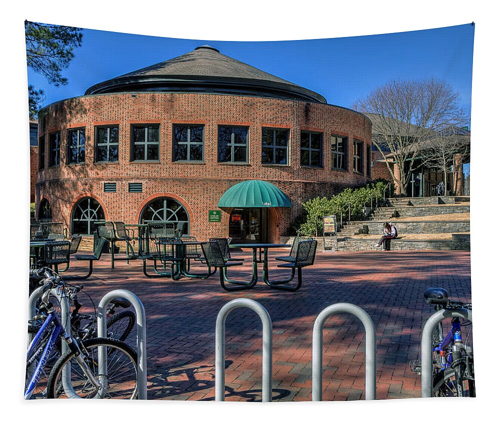 Sadler Center Tapestry featuring the photograph Sadler Center at William and Mary College by Jerry Gammon