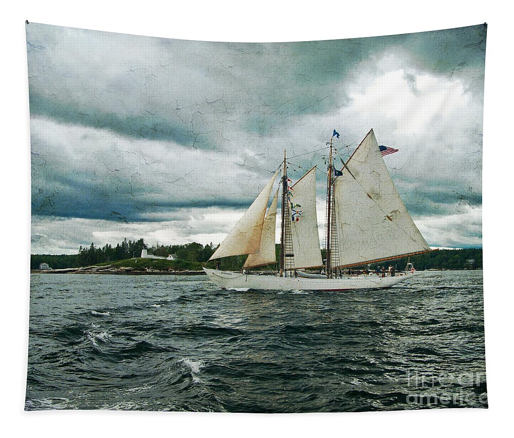 Tall Tapestry featuring the photograph Sailing Away by Alana Ranney