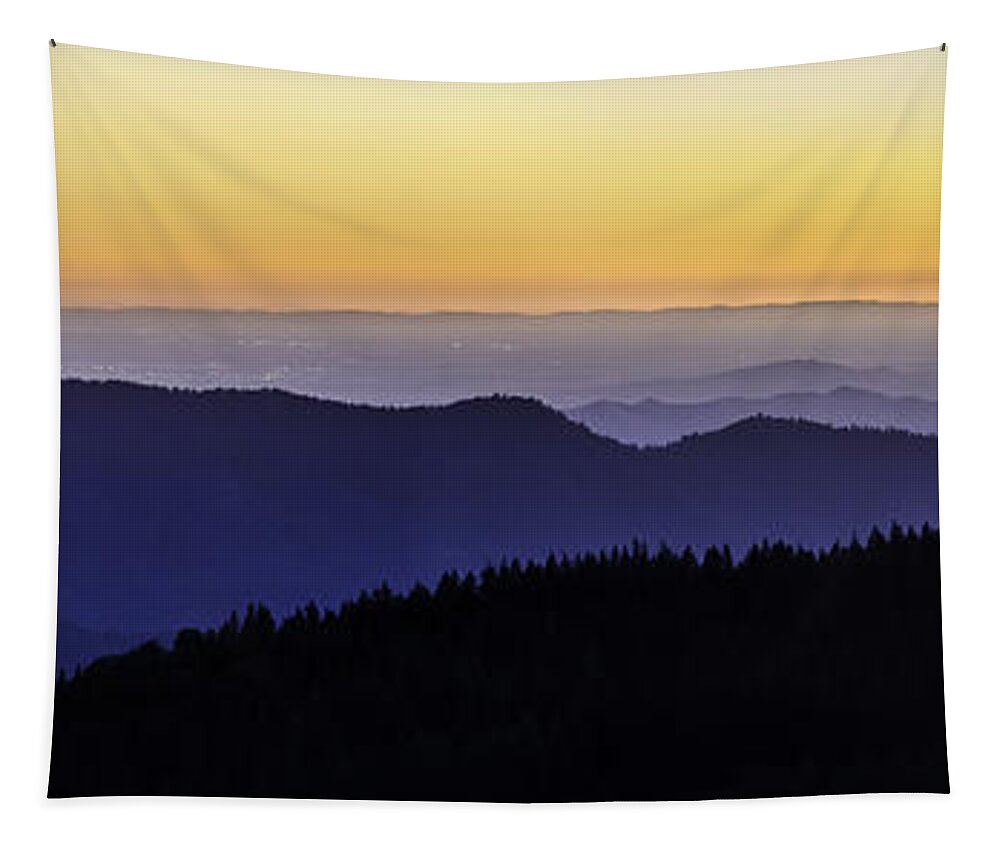 Central Valley Tapestry featuring the photograph San Joaquin Sunset by Matt Hammerstein