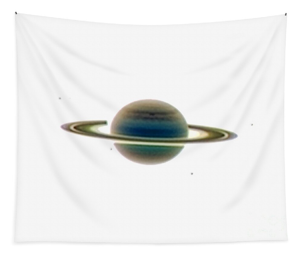 Saturn Tapestry featuring the photograph Saturn On 05-30-11 by John Chumack