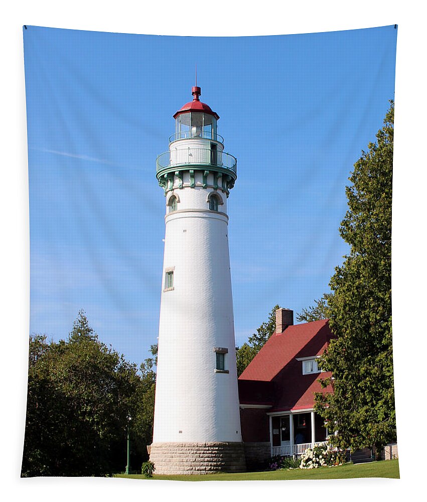 Light Tapestry featuring the photograph Seul Choix Lighthouse by George Jones