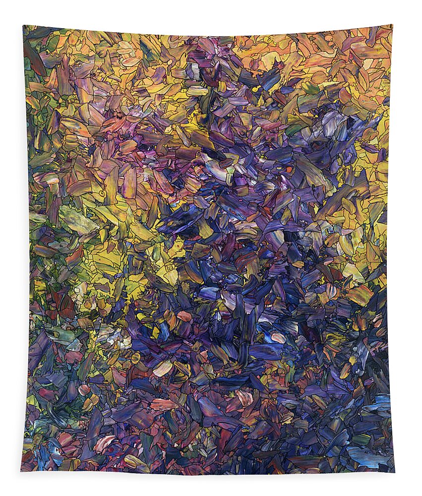 Shadows Tapestry featuring the painting Shadow Dance by James W Johnson