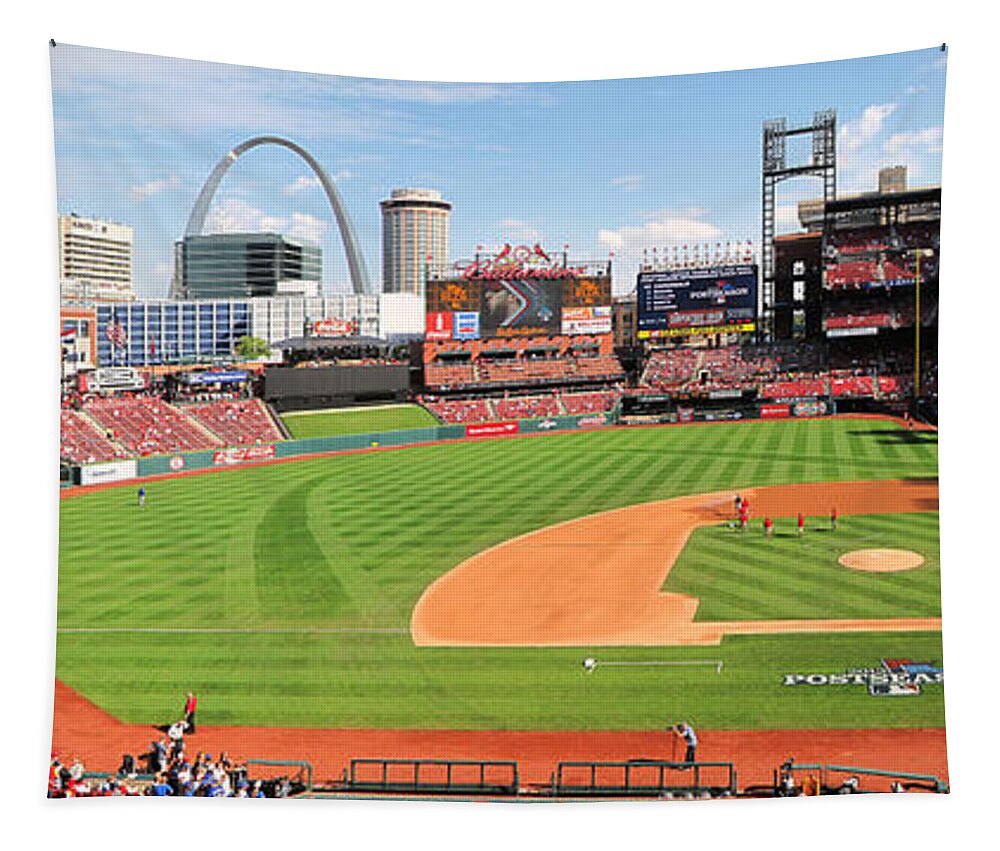 Busch Tapestry featuring the photograph Shadows Fall on Post-Season Busch by C H Apperson