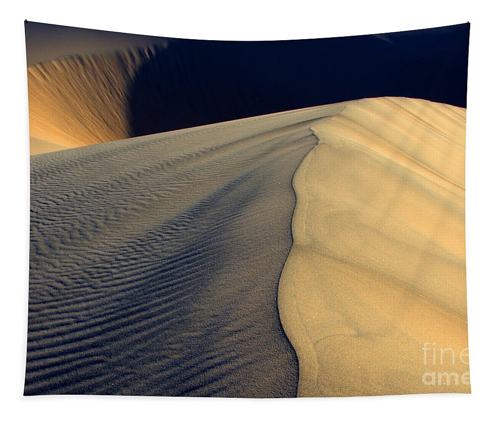 Death Valley Tapestry featuring the photograph Shape Shifter Death Valley California by Bob Christopher