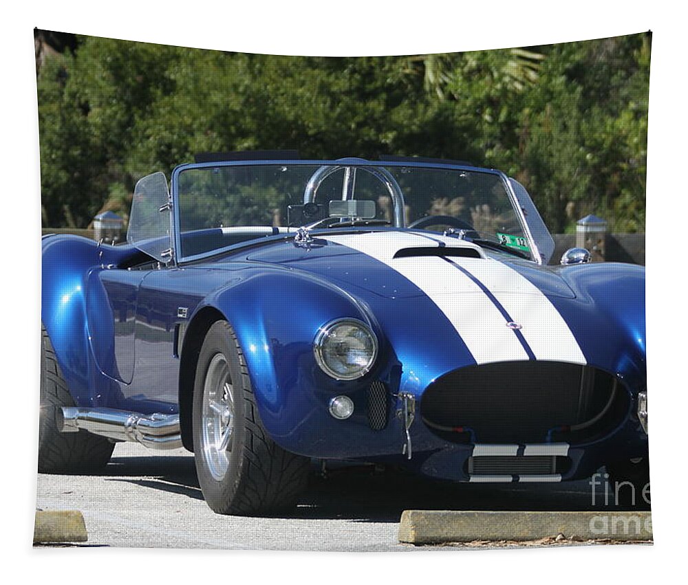 Shelby Cobra Tapestry featuring the photograph Shelby Cobra by Christiane Schulze Art And Photography