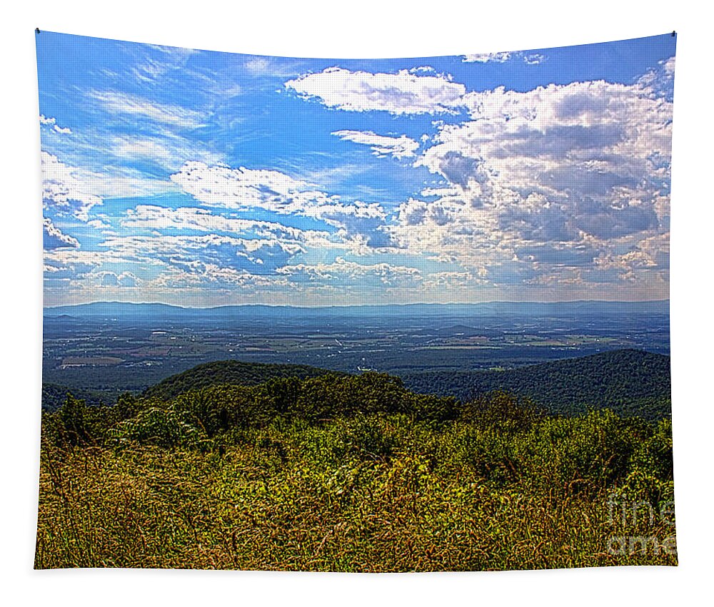 Nature Tapestry featuring the photograph Shenandoah Valley by Tom Gari Gallery-Three-Photography