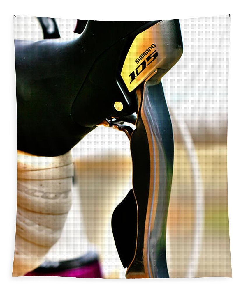Shimano Tapestry featuring the photograph Shimano 105 Bike Shifter by Tap On Photo