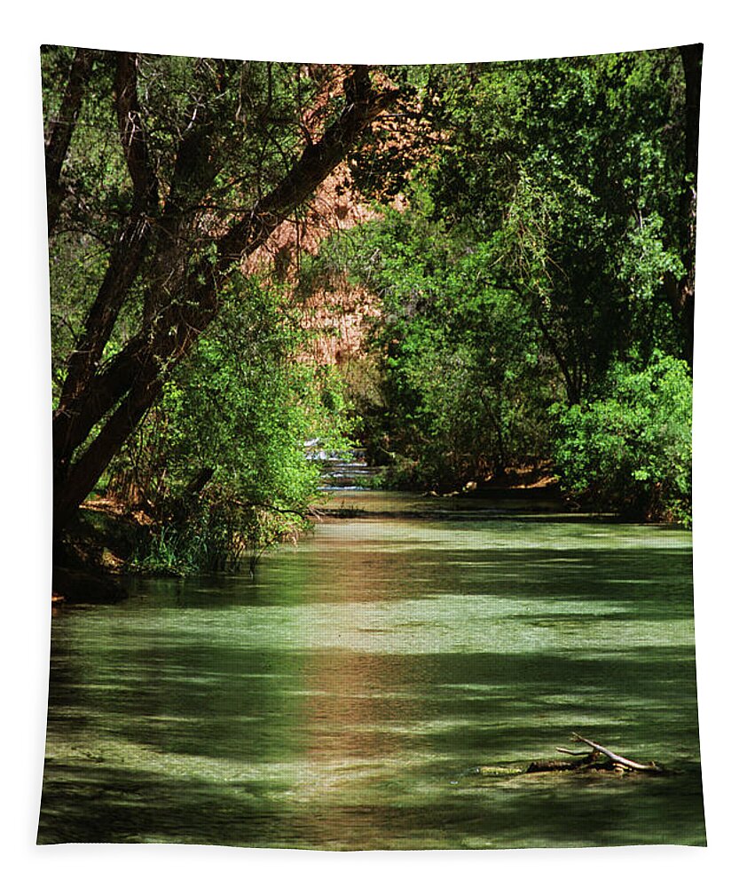Havasupai Tapestry featuring the photograph Shimmering by Kathy McClure