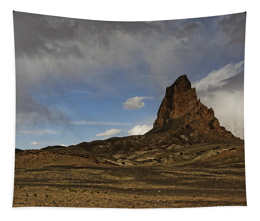Shiprock Tapestry featuring the photograph Shiprock 2 by Jonathan Davison