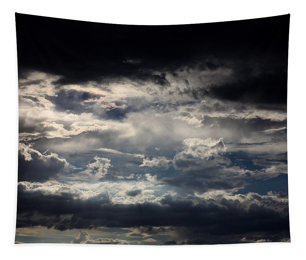 Clouds Tapestry featuring the photograph Silver Linings by Joe Kozlowski