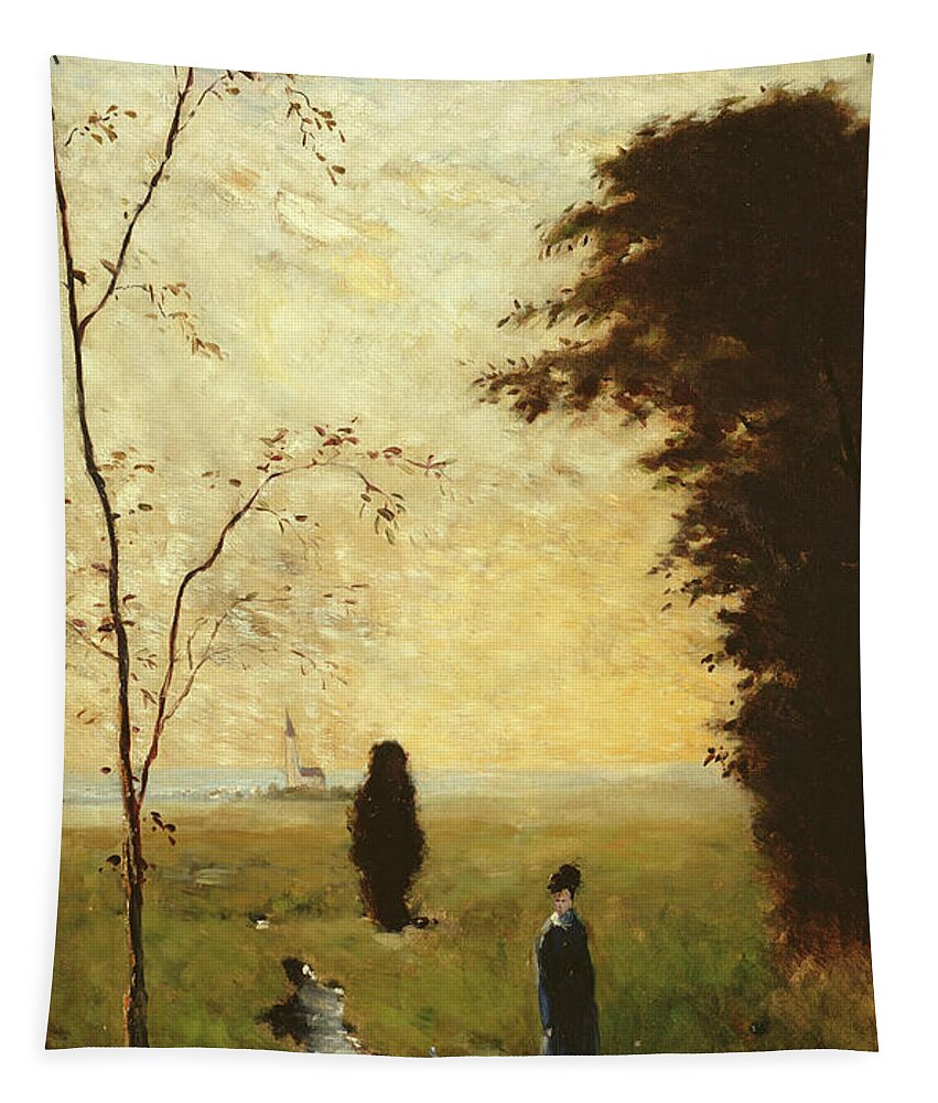 Carl Fredrik Hill Tapestry featuring the painting Sister Anna by Carl Fredrik Hill