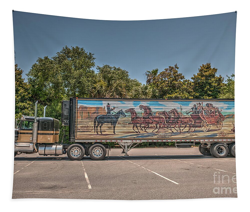 Snowman Tapestry featuring the photograph Smokey and the Bandit by Dale Powell