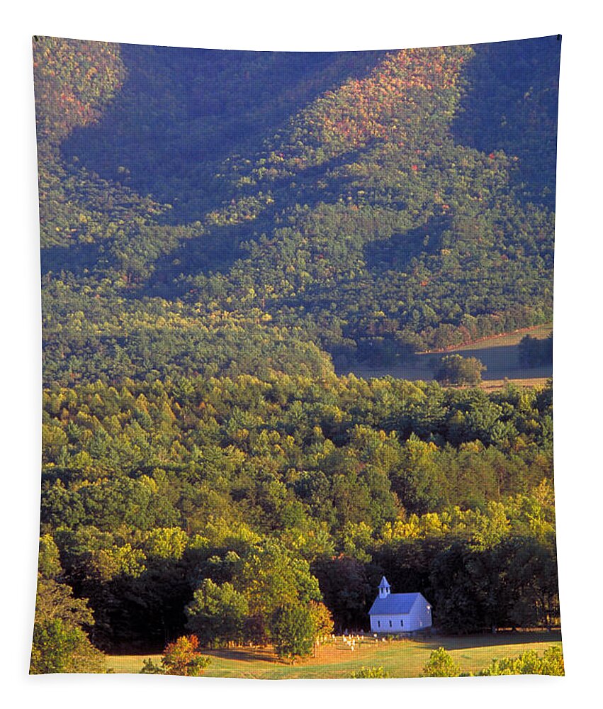 Smoky Mountains Tapestry featuring the photograph Smoky Mountains, Tn by Bruce Roberts