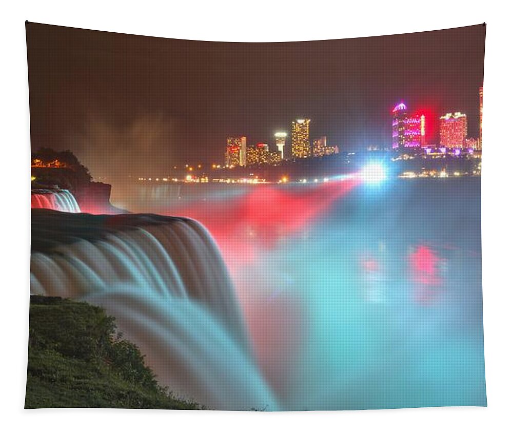 Niagara Falls Tapestry featuring the photograph Soft Serve Niagara Falls by Adam Jewell